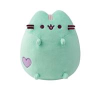 Aurora Mint Pastel Pusheen 7in Soft Toy with Heart - Green Plush - New & Sealed
