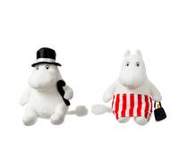 Aurora Moomin The Moomins 8" Plush Mamma And Pappa Cuddly Soft Toy Kids Teddy
