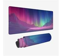 Aurora Mouse Pat 800x300x3mm Large Gaming Mouse Mat Glacier XXL Mouse Pad with Non-Slip Base, Extended Large Size Mouse Pads, Keyboard Desk Pad with Water Resist Surface for Desk Keyboard Decor, Gifts