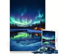 Aurora Mysteries Jigsaw Puzzle 1000 Piece for Teenagers Smart Challenge Serene Activity Fine Lock Lovely Gift (38x52cm)