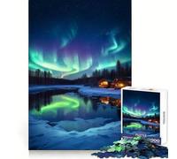 Aurora Mysteries Jigsaw Puzzles 1000 Piece for Teenagers Thought Training Mind Soothing Fun Uniform Cut Thoughtful Xmas (50x75cm)