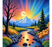 Aurora Natural Scenery Jigsaw Puzzle 1000 Pieces 65x65cm/26x26inch, Difficult jigsaw puzzles for Adults 1000, Beautiful Art work, Great Festive Puzzle Gift for Men/Women