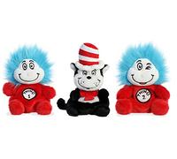 Aurora Palm Pals Bundle - Cat in The Hat, Thing 1, and Thing 2 (Plush 3-Pack)