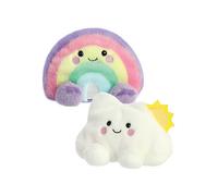 Aurora Palm Pals - Summer Cloud & Vivi Rainbow Twin Pack White
