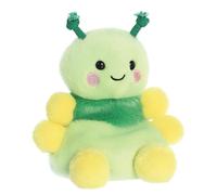Aurora Plush Palm Pals Kids Soft Cuddly Bean Toy Green Caterpillar Mini 5 Inch