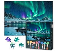 Aurora Polar Lights Puzzle - 50x70cm Mindfulness Northern Lights Art