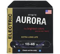 Aurora Premium Coloured Electric Guitar Strings, Purple, 10-46