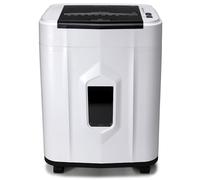 Aurora Professional Grade 120-Sheet Auto Feed Micro-Cut Paper and Credit Card Shredder with 5 Gallon Pullout Basket / 30 Minutes/Security Level P-4 (White/Black)
