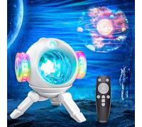 Aurora Projector Lights-4K HD Star Projector with Remote,5 Realistic Nebula Scenarios&7 +1 Colors Effects,RGB Space Pod Night Light for Room Decor, Birthday Christmas (Aurora)