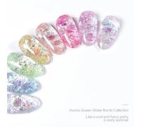 Aurora Queen Premium Glitter Gel Polish Water Bomb 8 Colours AQ.214 - Flame