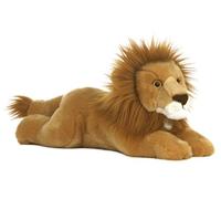 Aurora® Realistic Miyoni® Lion Stuffed Animal - Lifelike Detail - Cherished Companionship - Brown 16.5 Inches