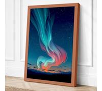 Aurora Rising Canvas Wall Art Print 18x12 Inch