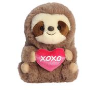 Aurora? Round Rolly Pet? XOXO Sloth? Stuffed Animal - Adorable Companions - On-The-Go Fun - Brown 6 Inches