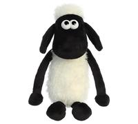 Aurora Shaun the Sheep 8-inch Plush Cuddly Toy, Black and White