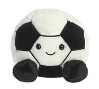 Aurora World Soft Toy Palm Pals Striker Football 33869 - 5 in Black & White
