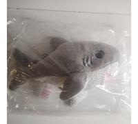 AURORA Sparkle Tales, Finn The Shark, 7In, Soft Toy, Grey and White - New