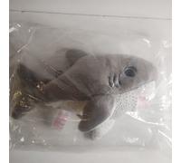 AURORA Sparkle Tales, Finn The Shark, 7In, Soft Toy, Grey and White - New