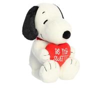 Aurora Timeless Peanuts Snoopy Be My Sweetie Stuffed Animal - Classic Characters - Lasting Memories - White 11 Inches
