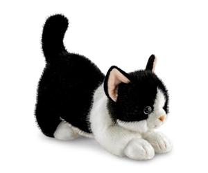 Aurora Uk AURORA, 61613, Borealis Domino Tuxedo Cat 12In, Soft Toy, Black & White