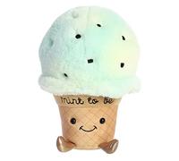Aurora Witty JUST Sayin' Mint to Be Ice Cream Stuffed Animal - Expressive Characters - Quirky Gift Ideas - Green 8 Inches