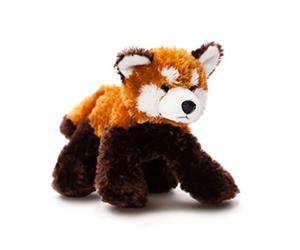 Aurora World 31386 8-Inch Mini Flopsies Panda Plush (Red)