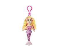 Aurora World 6.5-inch Sea Sparkles Mermaid Marina Backpack Clip