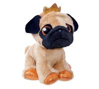 Aurora World 60879 Royal Pug Dog 7In - Plush Soft Toy