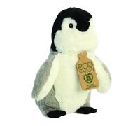 Aurora World Eco Nation Penguin Plush Toy 24cm Grey / White / Black
