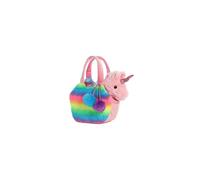 Aurora World Fancy Pals Pet Unicorn Carrier Plush, Rainbow