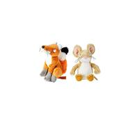 AURORA World Gruffalo Fox 7 inch, Orange, White and Grey & Gruffalo Mouse 7 inch, White/Brown