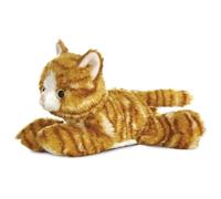 8" Ginger Mini Flopsie Molly Cat Soft Toy - Aurora World 8inch New Plush - aurora cat mini molly flopsie world 8inch new plush