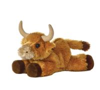 Aurora World Ltd Mini Flopsie Toro Bull, Brown, 8-inch