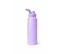 AuroraBloom Crafts Sport Bottle - 1000ml Stainless Steel Insulated Water Bottle with Leak-Proof Lid, Tea Infuser & Wide Mouth (BPA-Free, Lavender)