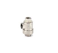 Aurorad Pneumatic One Way Brass Gas Air Quick Exhaust Valve BQE-01/02/03/04 Thread 1/8" 1/4" 3/8" 1/2" BSP Air Pipe Valve (Size : BQE 03)