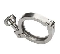 Aurorad Tri Clamp 304 Stainless Steel Pipe Quick Release Cover Fitting 1.5" 2" 2.5" 3" 4" 5" 6" 7" 8" Chuck (Size : Ferrule 183)