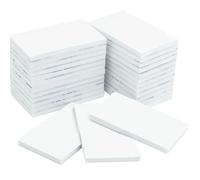 Aurorali Double Sided Sticky Pads White, 40 Pcs Adhesive Foam Pads Mounting Pads, Rectangle