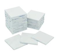 Aurorali Double Sided Sticky Pads White, 40 Pcs Adhesive Sticky Foam Pads Mounting Tape, Squares (40mm x 40mm)