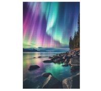 Auroras Jigsaw Wooden Puzzles for Adults 1000 Piece Puzzle Challenging Game Toys Birthday Gift for Adults Kids Boys Girls 78×53cm
