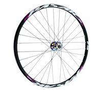 AuroraXQ 26/27.5/29" Mountain Bike Wheelset, Disc Brake QR 32H Alloy Double-Wall Rim Bike Front/Rear Wheel fits 7-12S & 1.25-2.25" Tires(Front Wheel,27.5 inch)