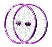 AuroraXQ Mountain Bike Wheel Set 26 27.5 29 Inch, Aluminum Alloy Disc Brake HG Hub Bike Wheels Quick Release Compatibility 7-12 Speed and 1.25~2.25 "Tire