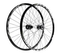 AuroraXQ Mountain Bike Wheelset 26/27.5/29 Inch, Double Wall Alloy Disc Brake MTB Wheels, 32H Stainless Steel Spokes Bicycle Wheel HG Hub 7-12 Speed