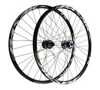AuroraXQ Mountain Bike Wheelset 26 27.5 29 Inch, Double-Wall Rim HG Hub Aluminum Alloy Quick Release Disc Brake MTB Front/Rear Wheel Compatibility 7-12 Speed and 1.25~2.25" Tire(Black,29 inch)