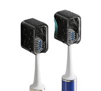 Auroriel 2 Piece Toothbrush Holder For Bathroom Innovative Single Toothbrush Holder Wall Mounted With Cover For Shower Single Toothbrush Dispenser