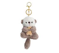 Auroriel Hellbrauner Plush Otter Keychain for Women, Teens, and Animal Lovers for Handbags, Wallets, Backpacks, and Car Keys