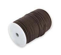 Auroris 100 m Spool Cotton Tape 2 mm Round Brown