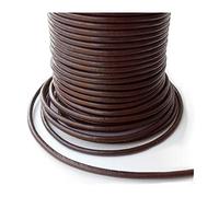 AURORIS - 10m leather cord round - Ø 4 mm - brown
