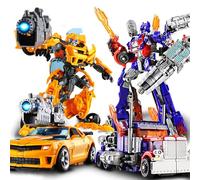 AUROSA Transform Toys, 2 In 1 Deformable Car Robot, Transformable Car Toy for Kids