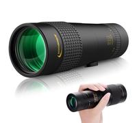 Aurosports 10-30x40 Zoom Monocular for Adults High Power for Bird Watching | BAK4 Prism & FMC Lens, Compact Handheld for Travel, Adjustable Zoom Low Light Vision, Waterproof for Hunting Camping
