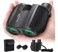 Aurosports 10X25 Binoculars for Adults Kids, Compact Binoculars with Weak Light