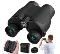 Aurosports 16x32 Compact Binoculars for Adults and Kids - High Powered Small Binoculars with Low Light Vision - Easy Focus Lightweight Binoculars for Bird Watching Hunting Travel Hiking